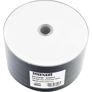 Maxell CD-R80 MAXELL 25 pk PRINTABLE 52 speed cake box (ML-DC-CDR80-25PR) - xtreme