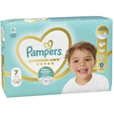 Pampers Памперси Pampers Premium Care 7 (15+кг. ) - 42 броя