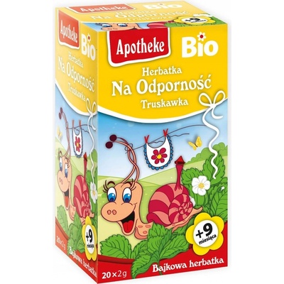 Apotheke rozprávka Na imunitu s jahodou Bio 20 x 2 g