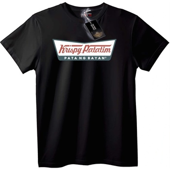 NOONEBRAND Тениска Krispy Patatim - 2XL, Black
