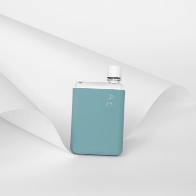 Memobottle A6 Silikónový obal na fľašu na vodu Sea Mist 375 ml