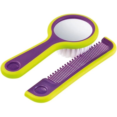Bebeconfort Четка и гребен с огледало Bebe Confort - Лилави (32000163)
