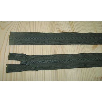 Zips kostenný zelená tmavšia 5mm deliteľný 80cm