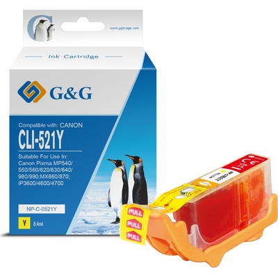 G&G Глава за CANON CLI-521 Yellow (NC-R00521Y/C)
