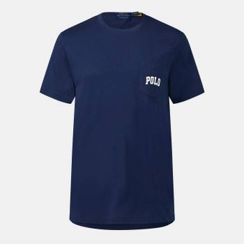 Ralph Lauren Тениска Polo Ralph Lauren Men's Bear Print Crew Neck T-Shirt - Newport Navy