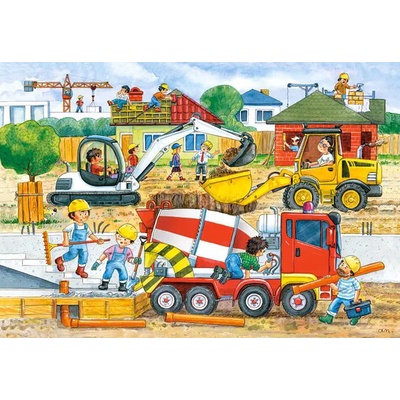 Castorland - Puzzle Construction site - 40 - 99 piese