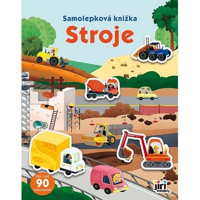 Samolepková knižka stroje 90 ks
