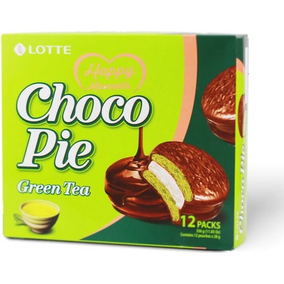 LOTTE Choco Pie Zelený čaj 336 g