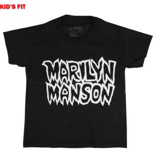 ROCK OFF Детска тениска Marilyn Manson - Classic Logo - ROCK OFF - MMTS25BB