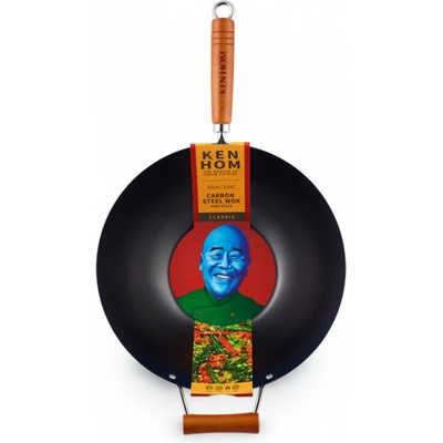 Ken Hom wok z uhlíkové oceli řada Classic 35 cm