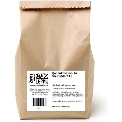 Šmajstrla Život bez lepku Pohanková mouka 2 kg