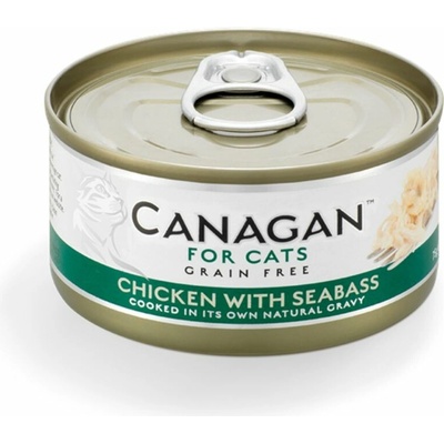 Canagan Cat kura a morský vlk 75 g