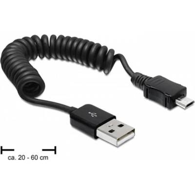 Delock USB 2.0 A-microUSB Converter 20cm M/F 83162