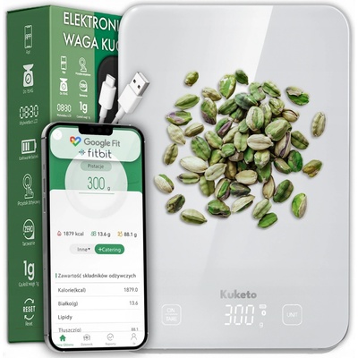 Kuketo Smart Bluetooth Kitchen Scale 15 kg