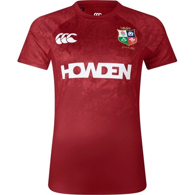 Canterbury Дамска тениска Canterbury British and Irish Lions 2024 Superlight Training T-Shirt Womens - Red Dahlia