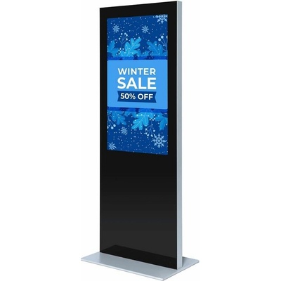 Jansen Display s.r.o. Digitálny tenký totem s monitorom Samsung 50", čierny