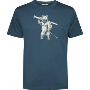 GreenBomb Мъжка тениска GreenBomb Ski Bear Fusion T-shirt - Blue Pine (217-0593-0111)