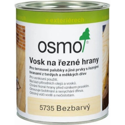 Osmo 5735 vosk na rezné plochy 2,5 l Bezfarebný