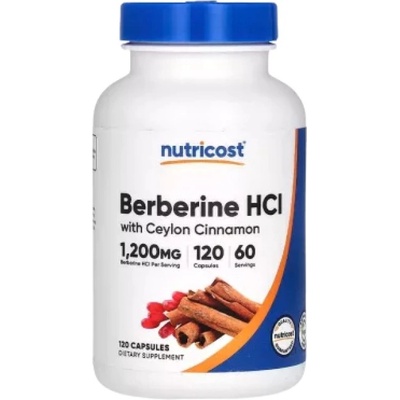 Nutricost Berberine HCl With Ceylon Cinnamon [120 капсула]