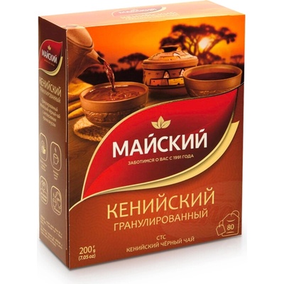 Mayskij Čaj černý Kenijskij granulovaný 80 x 2,5 g