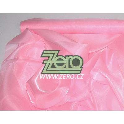 Organza saténová 47 cm x 10 y - sv. růžová