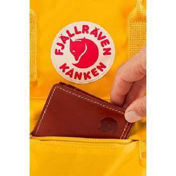 Fjällräven Раница Fjallraven Kanken Mini в розово малък размер с апликация (F23561.312)