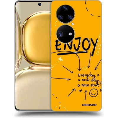 Púzdro Picasee silikónové Huawei P50 - Enjoy čiré