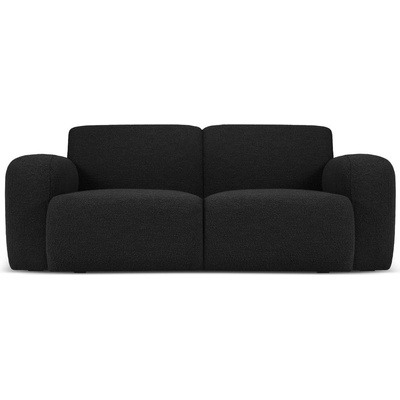 Micadoni Диван от черен плат букле 170 cm Molino - Micadoni Home (MIC_2S_101_F1_MOLINO8)