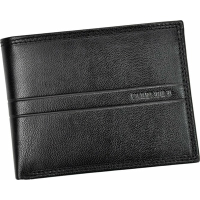 Pánska peňaženka Valentini 987 261 Natural Leather Black Classic