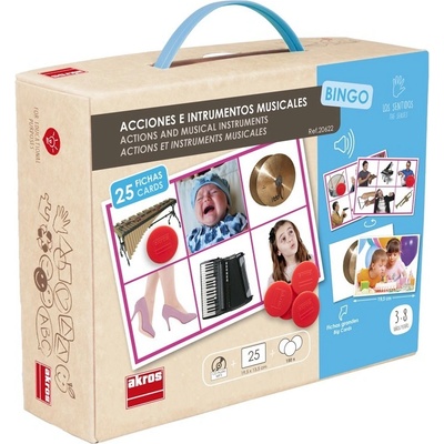 Akros Bingo Hudební nástroje a činnosti 25 zvuků na CD