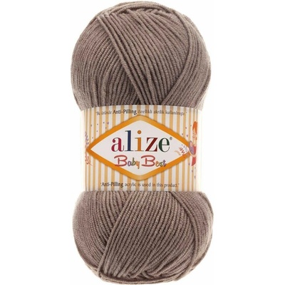 Alize příze Baby Best 534 sametově hnědá