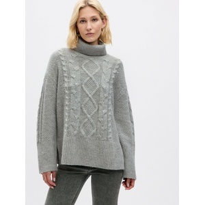 GAP Плетен суитшърт с поло яка GAP GAP | Siv | ЖЕНИ | S