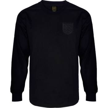 Score Draw Риза с дълъг ръкав Score Draw England '66 Black Out Long Sleeve Shirt - Black