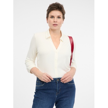 orsay Кремава дамска блуза с яка ORSAY Orsay | Byal | ЖЕНИ | XS
