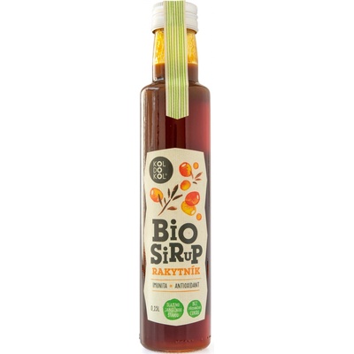Koldokol sirup Rakytník BIO BEZ PŘIDANÉHO CUKRU 250 ml
