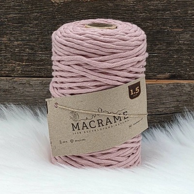 Velká vlna Macrame 1,5mm Růženín