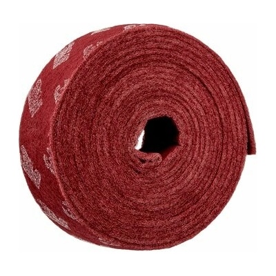 3M 03760 Scotch-Brite brúsna rohož v roli červená 100mmx10m