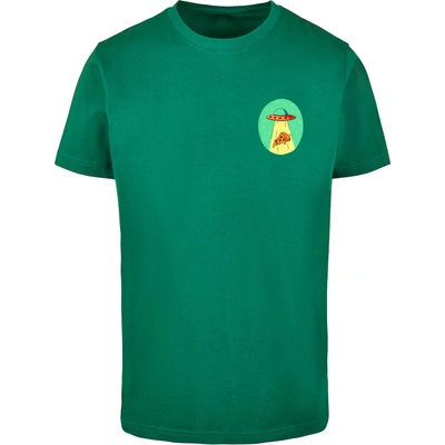Mister Tee Тениска Ufo Pizza Tee forest green XLUB-MT1621-02532 - Черен, размер M