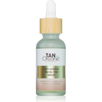 TanOrganic The Skincare Tan серум за лице за изкуствен тен с анти-бръчков ефект 30ml