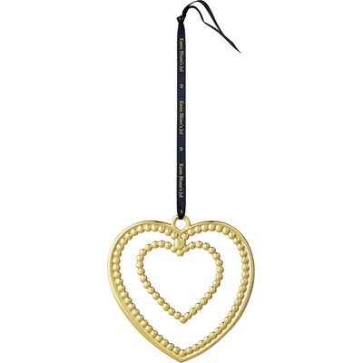 Rosendahl Декорация за коледна елха Karen Blixen сърце от топки 12 см злато (32572)