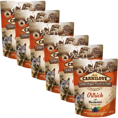 Carnilove Ostrich & blackberries 6 x 300 g