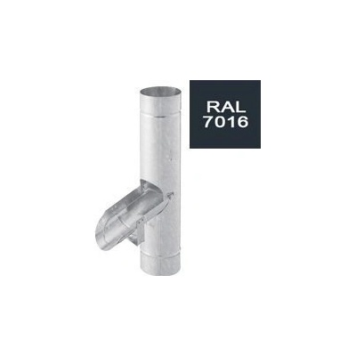 Evromat Odvaděč vody klapka 80 mm šedý