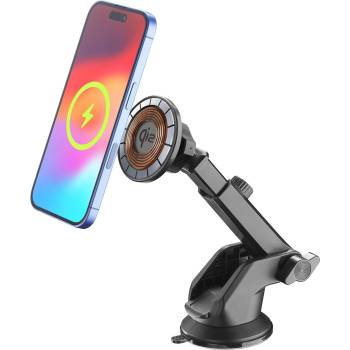 Cellularline Безжична магнитна стойка за кола 2в1 с MagSafe Qi2 15W