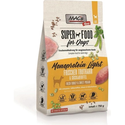 MAC's MACs Dog Mono Senior/Light пълноценна храна за куче- 3 кг. - пуешко