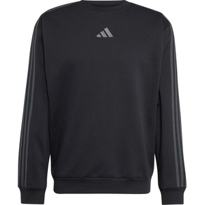 Adidas Мъжки пуловер adidas Essentials 3-Stripes Fleece Sweatshirt Jumper - Black / Carbon (017-4666-0111)