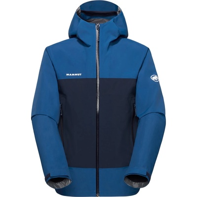 Mammut Мъжко водоустойчиво яке Mammut Crag Hardshell Hooded Jacket Waterproof jacket - Tschiel / Marine (002-3765-0311)