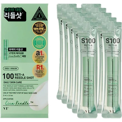 VT Cosmetics Reti-A Reedle Shot 100 Mikrojehličkový booster 10 x 2 ml