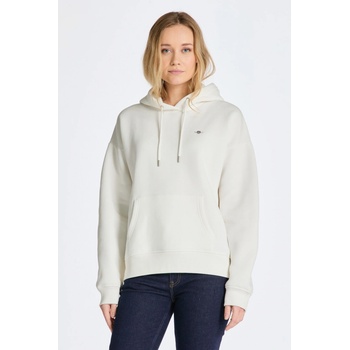 Gant Rel Shield Hoodie biela