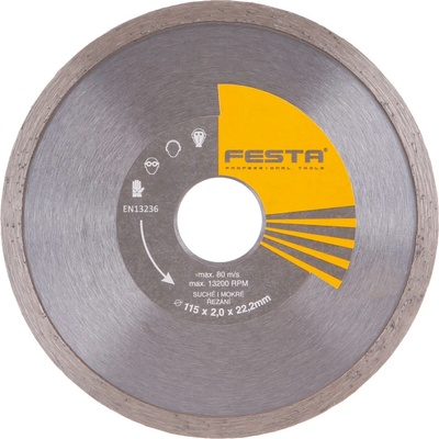 Festa kotúč diamantový 115mm plný