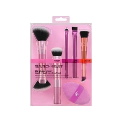 Real Techniques Big Blends 6 Piece Set Sada štětců 1 ks